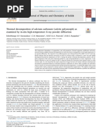 Thermal Decomposition of Calcium Carbonate (Calcite Polymorph)