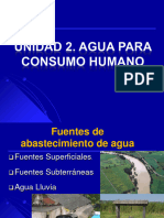 UNIDAD 2 Agua para Consumo Humano - Octubre