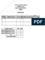 Lista de Hijos Formato