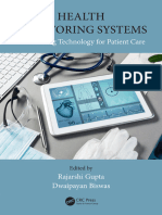 Health Monitoring Systems-An Enabling Technology For Patient Care (R Gupta and D Biswas, CRC Press, 2020)