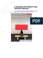 Psychology Canadian 2nd Edition Feist Solutions Manual