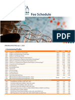 UK Fee Schedule