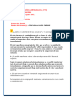 MET 3F. Examen 3er. Parcial. Termodinámica. HUGO LEON MET 3F