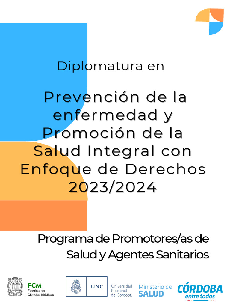 Diplomatura en Prevención de La Enfermedad y Promoción de La Salud ...
