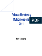 DANE - 2011 - Pobreza Monetaria y Multidimensional A 2011 - Presentacion