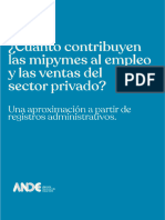 Contribucion Mypimes A Las Ventas y Sector Privado Uruguay