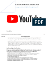 Global YouTube Statistics Analysis 2023 Project