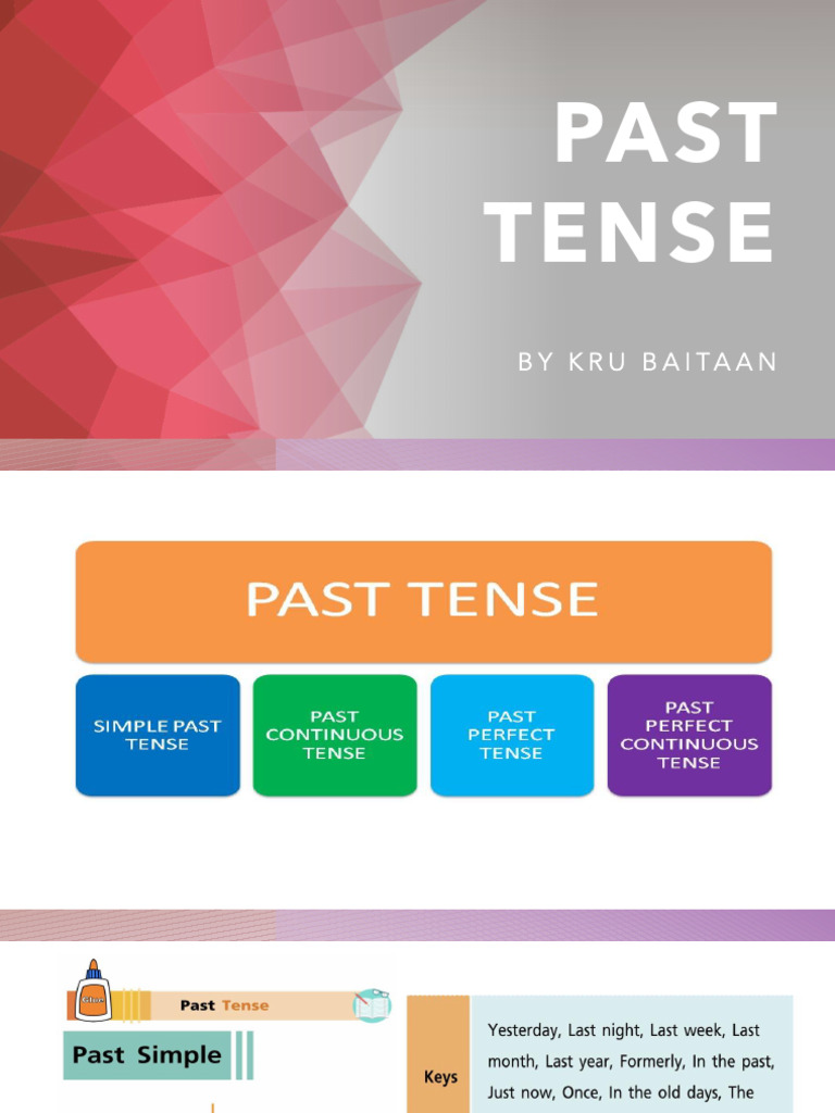 Past Tense Slide | PDF
