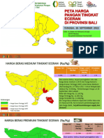 Peta Harga Pangan Bali 26 September 2022