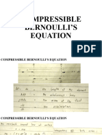 W9 - Compressible Bernoulli's Equation