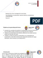 Nombre de La Clase: Investigación de Mercados. Tema:Medición y Escalamiento: Aspectos Básicos y Escalamiento Comparativo (8) Parcial: II