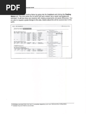 Skyward Teacher Guide-Grade Change | PDF