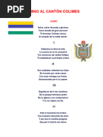 Himno de Colima: Celebración y Honor | PDF