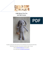Amigurumi Bunny Pofoo Crochet Free PDF Pattern