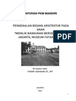 Pengenalan Bidang Arsitektur Pada Anak: "Menilik Bangunan Bersejarah Di Jakarta Museum Fatahillah"