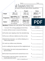 02 Using Verb Tenses Printable Assessment