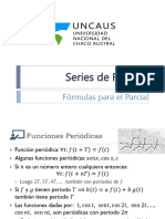 MS. Fórmulas para El Parcial. Series de Fourier