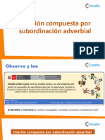 4to Sec Oración Compuesta Por Subordinación Adverbial