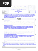 Syllabus - Building Planning & Drawing Using Modern Tools