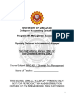 SIM - MAC 421 Strategic Tax Management-1