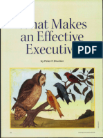 What Makes An Effective Executive 