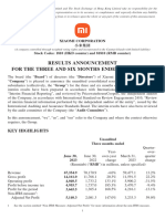 Results Announcement For The Three and Six Months Ended June 30, 2023