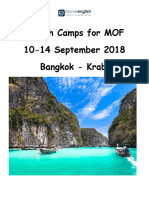 Teacher-English Camps Schedule - Krabi