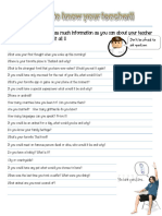 Get To Know Your Teacher PDF