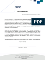 Carta Compromiso Cedula