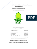 K5. Penyelesaian Masalah Masalah Pendidikan Dalam Kawasan Pemanfaatan Teknologi Pendidikan