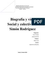 Biografía y Vida Social de Simón Rodríguez