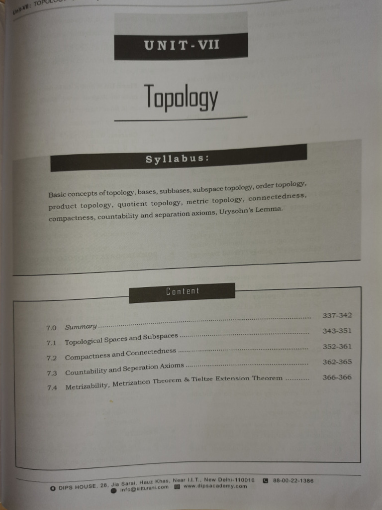 Topology Concepts for Math Students | PDF | Mathematical Structures ...