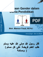 Kesetaraan Gender Dalam Dunia Pendidikan