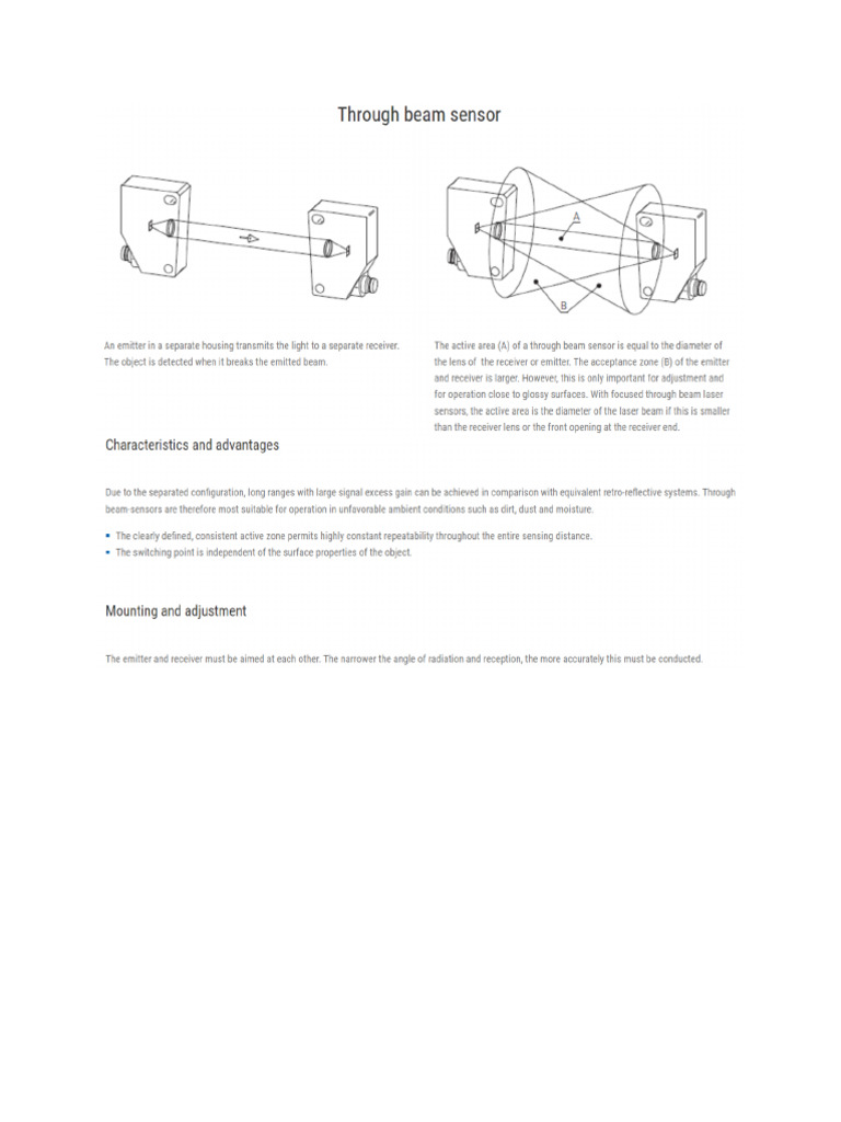 (Baumer) LightBarrierSensorsWorkingPrinciple PDF