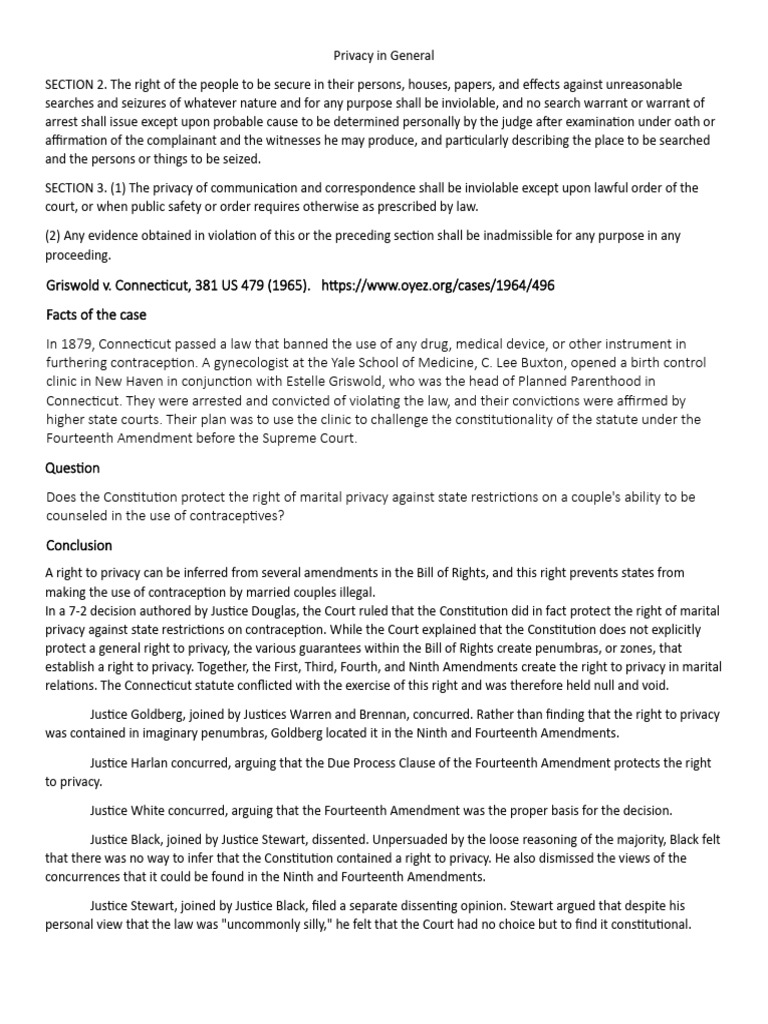 V. Privacy in General PDF Search And Seizure Fourteenth Amendment