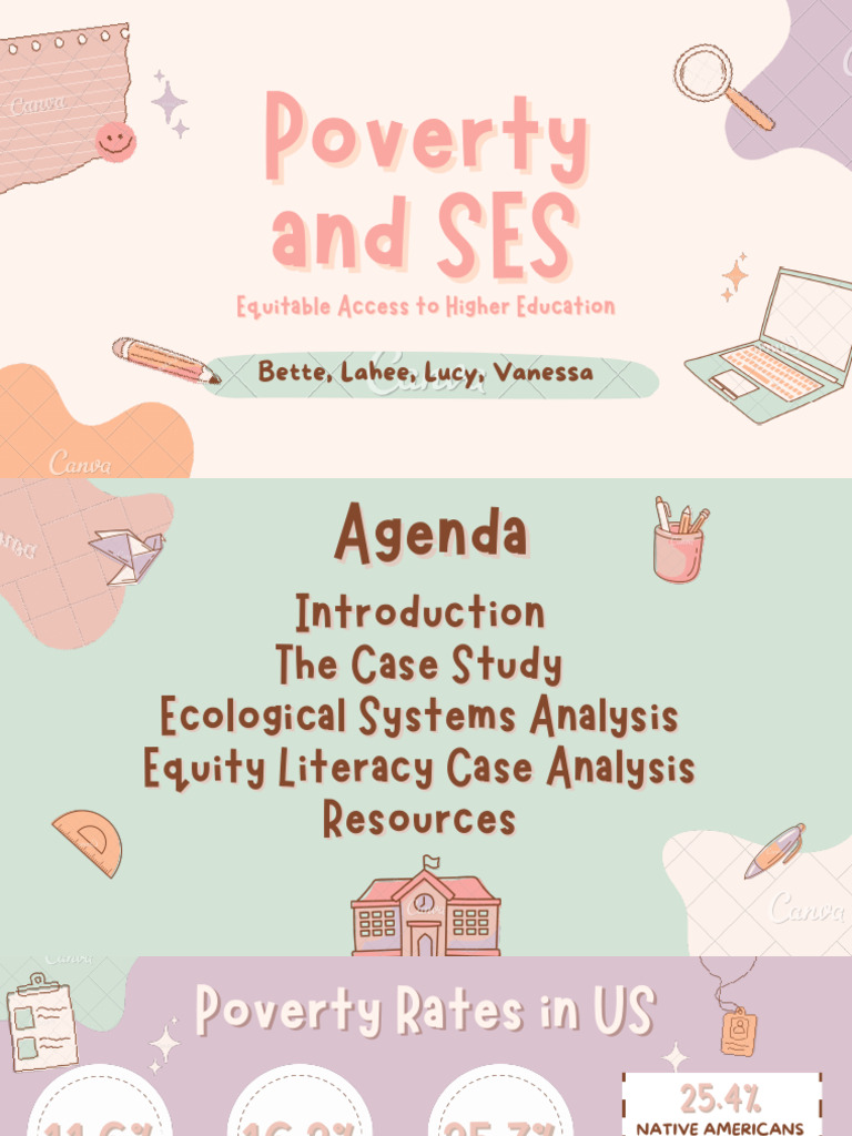 Poverty and Ses Presentation PDF Socioeconomic Status Teachers