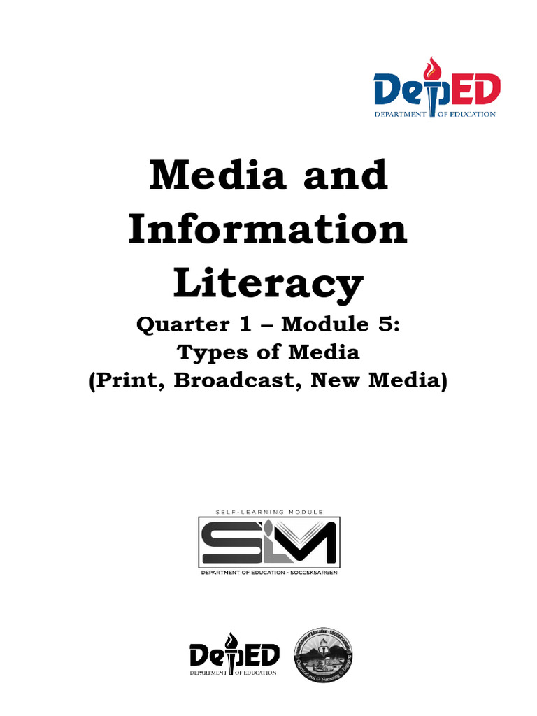 Mil q1 types of media pdf mass media newspapers