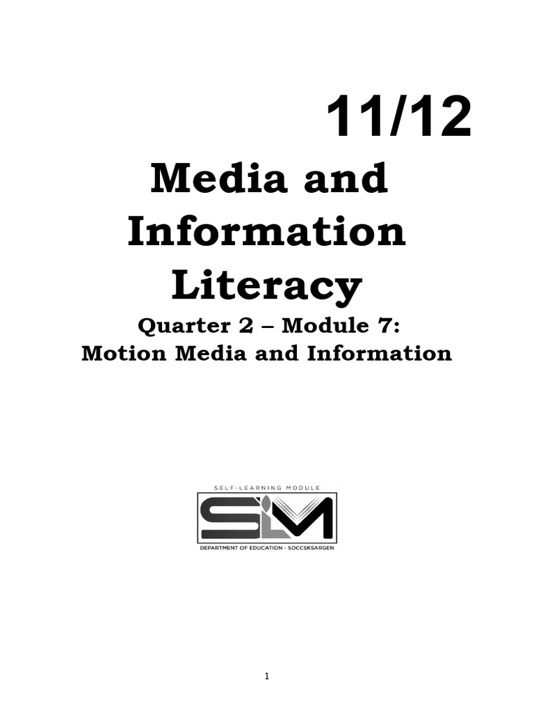Motion Media and Information PDF Information Video