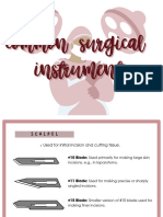 Common Surgical Instruments