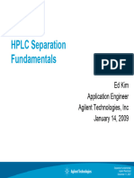 HPLC Separation Fundamentals - 011409