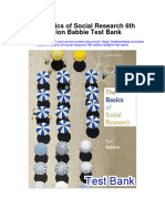 The Basics of Social Research 6th Edition Babbie Test Bank