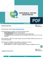 User Manual for ZED Registration 20.04.2022 - Gulfnde Industrial Services - Mo. 9173173085