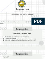 Progressivism Essentialism