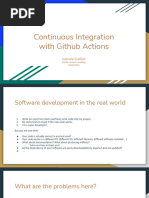 Continuous Integration With Github Actions