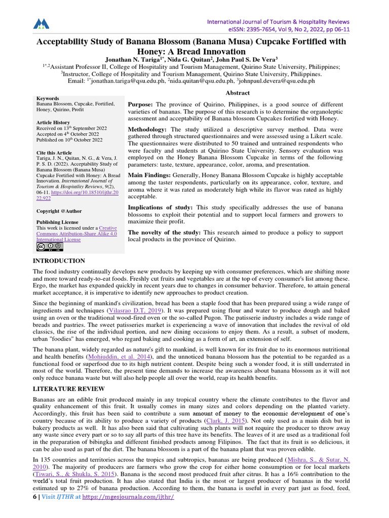 Gullukimt,+ijthr 2022 922+pp+06-11 | PDF | Banana | Nutrition