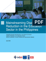 Mainstreaming DRR Philippines