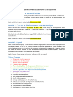 Description Taches Conomie Developpement Licence S6 FSEG