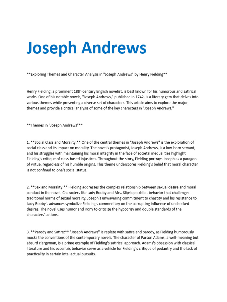 What Is The Significance Of Joseph In The Bible