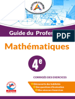 Corrigé Maths Pyr 4e