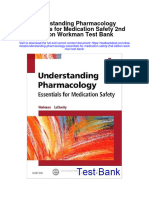 Understanding Pharmacology Essentials For Medication Safety 2nd Edition Workman Test Bank